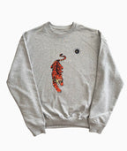 Kingply Tiger Strike Crew Neck Sweatshirt