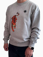 Kingply Tiger Strike Crew Neck Sweatshirt