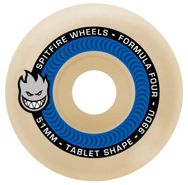 Spitfire Wheels - F4 99A Tablet Shape 54mm