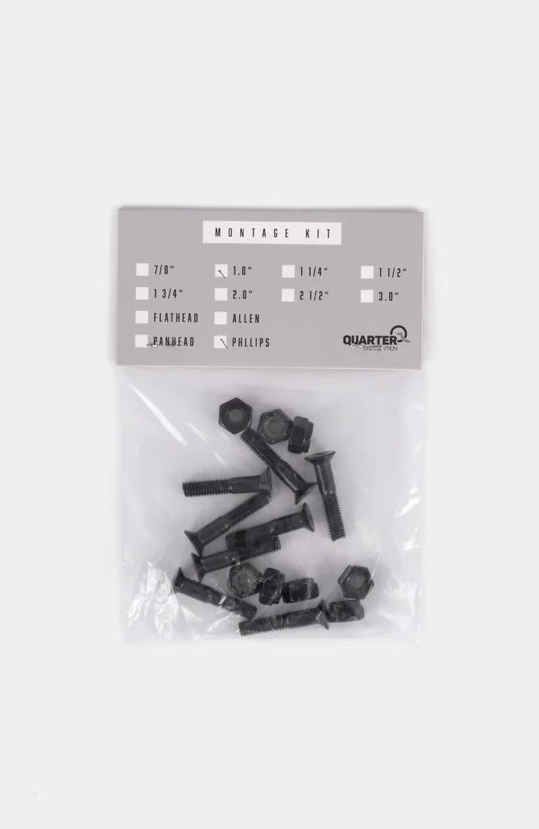 Zupply mounting set - Phillips, all black